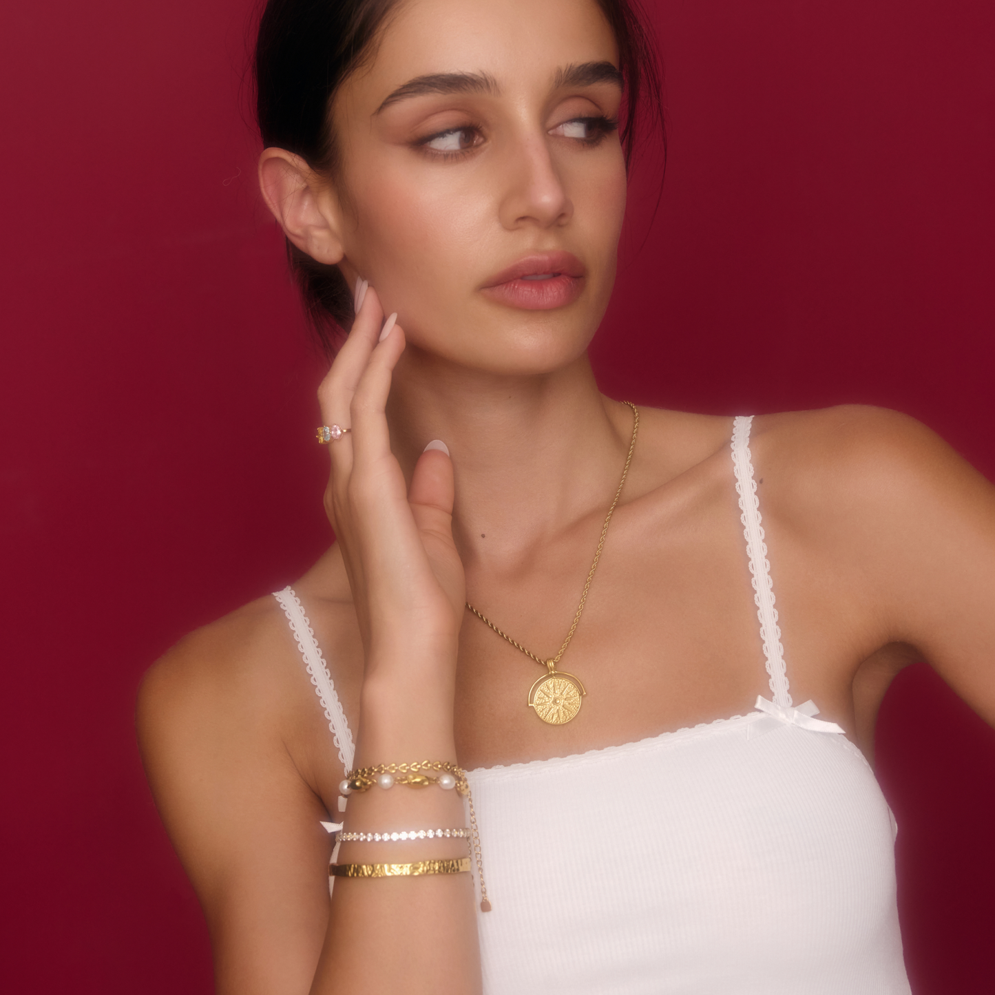 Molten Freshwater Pearl Bracelet