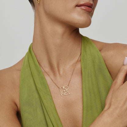 Minimalist Monogram Name Necklace