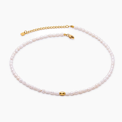 Essential Pearl Choker Necklace