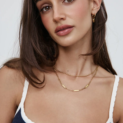 Paperclip Multi-Name Necklace