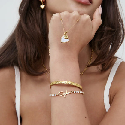 Signature Name Tennis Bracelet