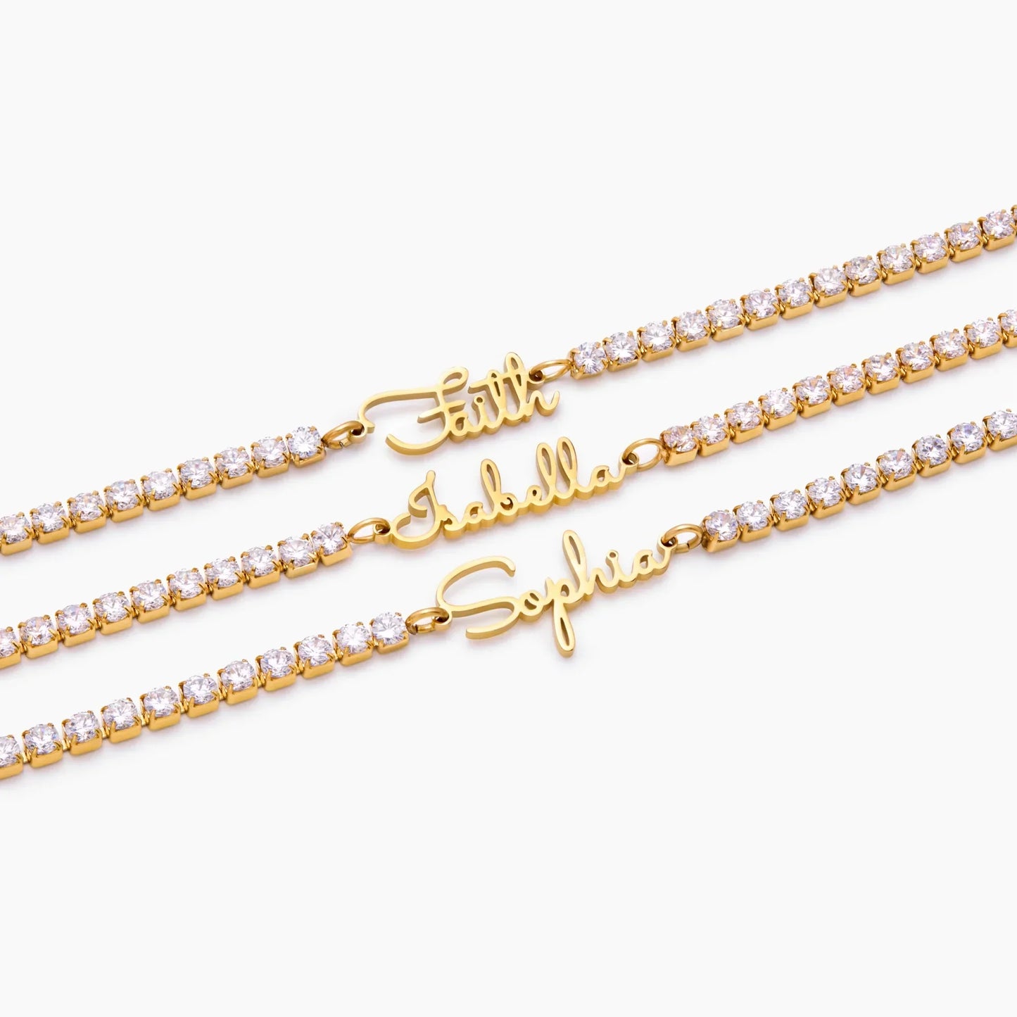 Signature Name Tennis Bracelet